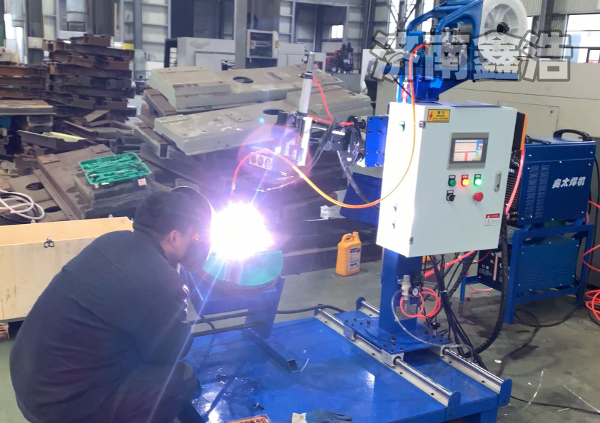 安徽客戶訂購氬弧自動焊1140，提高生產效率