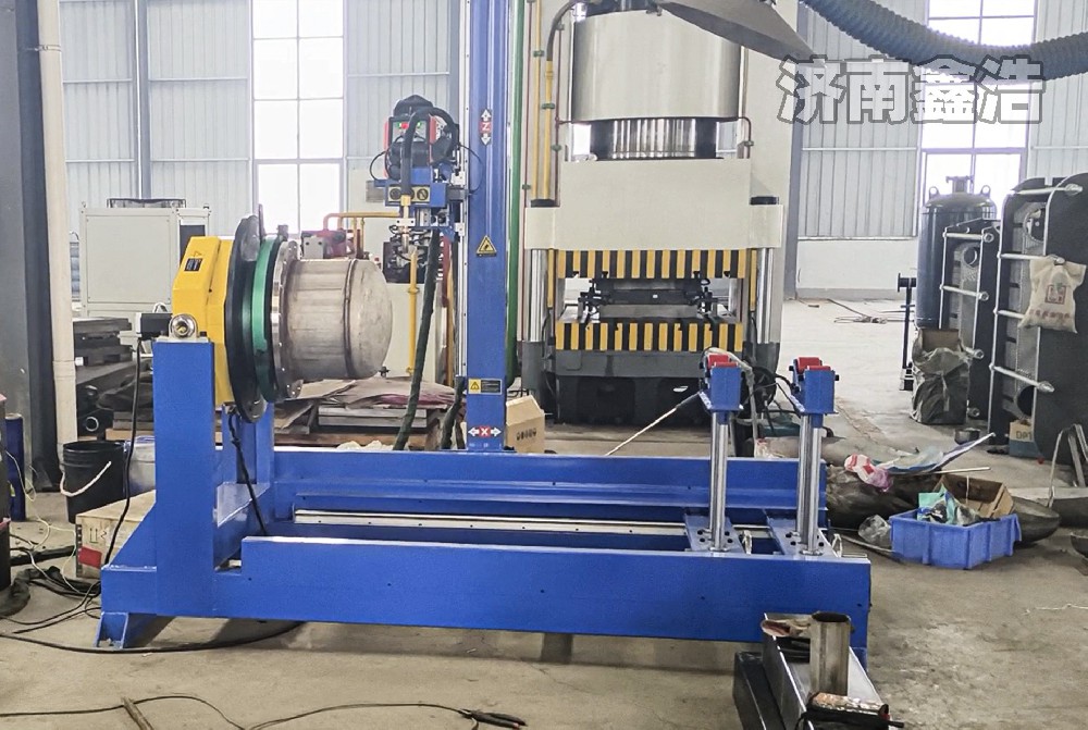 德州客戶訂購鑫浩7軸氬弧自動焊，提高效率批量生產